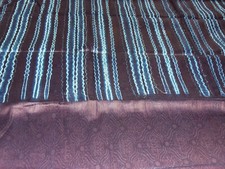 Dogon Indigo Batik West-Afrika Baumwolle Überwurf Decke Stoff Guinea Mali 