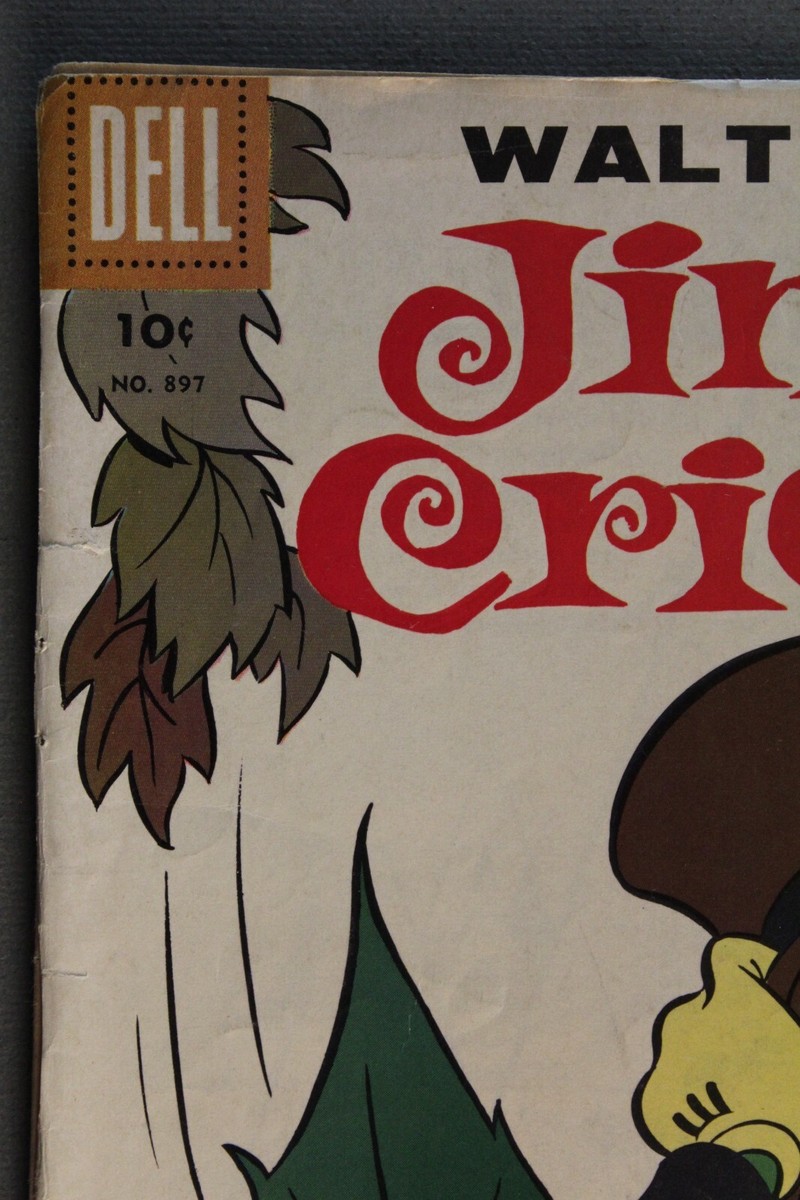 Walt Disney's JIMINY CRICKET No. 897 DELL *1958* Low Grade, no