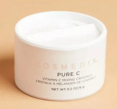 Cosmedix Pure C Mixing Crystals 0.2 oz 6g Full Size ~ Brand New & Sealed!!  