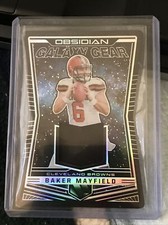 2018 Panini Obsidian RC Galaxy Gear Holo D/C Game Jersey #54/100 Baker Mayfield