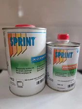SPRINT H62 ANTISCRATCH FAST  EURO CLEAR COAT WITH HARDENER  MADE iN ITALY PPG