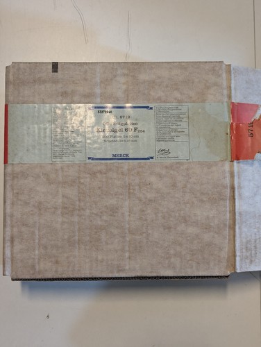 200 Platten 5x10 DC Fertigplatten Kieselgel 60F Merck 5719 Vintage