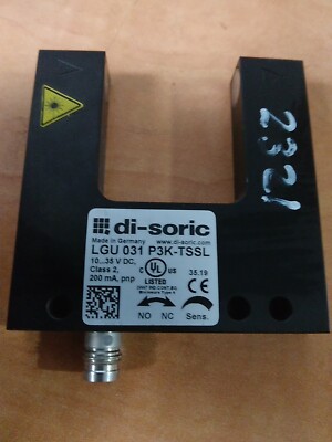 PQ1411 Laser Fork Light Barrier di-soric LGU 031 P3K-TSSL