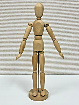Wooden Articulated Artist Model Gestalta Poseable 13'' Figure