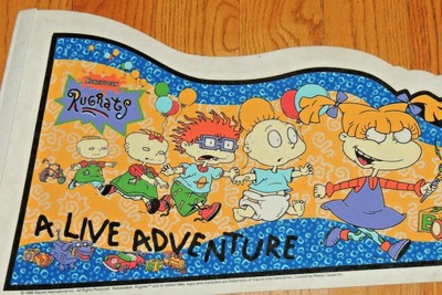 B51 Rugrats Nickelodeon Vintage Poster Cartoon Classic 1998 22 X 34 Nos Collectibles Animation Characters