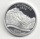 2006 S Silver Proof COLORADO Quarter - 90% Silver