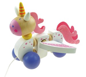 pull along unicorn toy