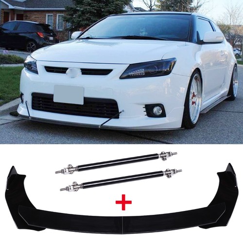 For Scion TC 0516 FRS Gloss Front Bumper Lip Splitter Body Kit + 2x