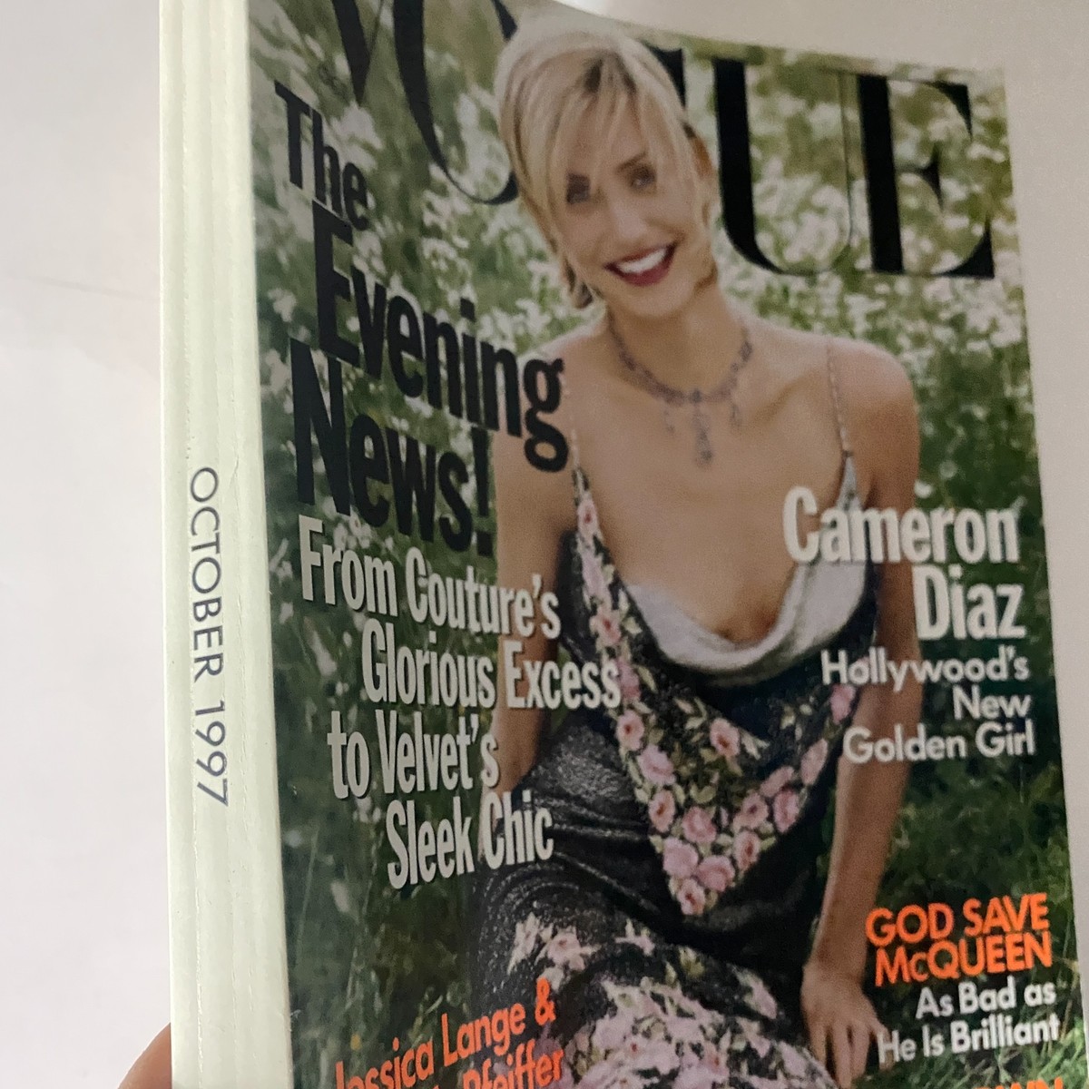 Vogue Magazine October 1997 Cameron Diaz Cover No Label | eBay
