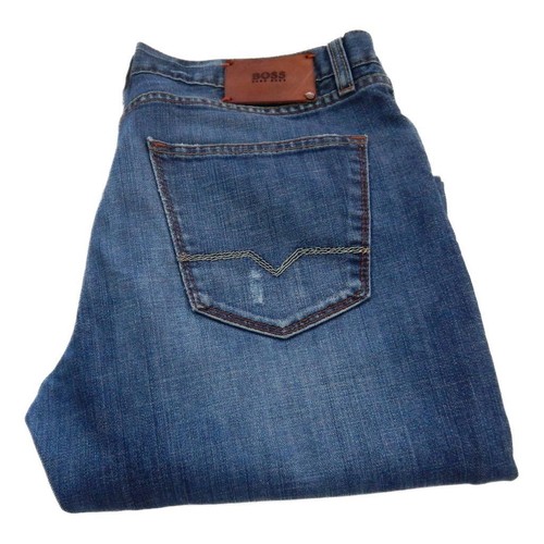 Hugo Boss HB2 Jeans Regular Straight Waist 36 Bein 32 W36 L32 Zip Fly (Q3211)
