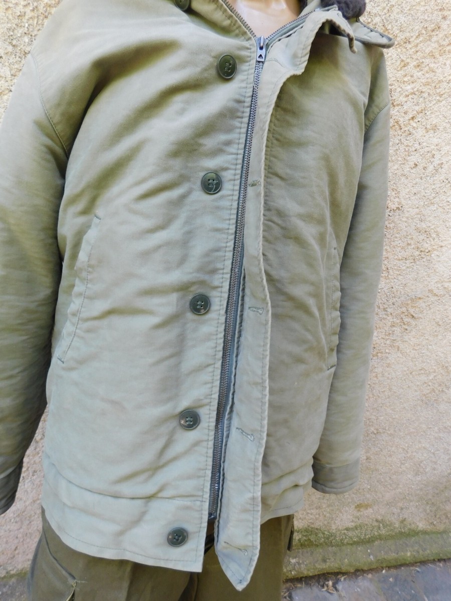 Veste Longueur 3/4 Atmosphere Taille 18 - Marine Française, Polyester, Occasion TB