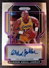 KAREEM ABDUL JABBAR-2021/22 Prizm PERFECT AUTO/AUTOGRAPH RARE & GEM?