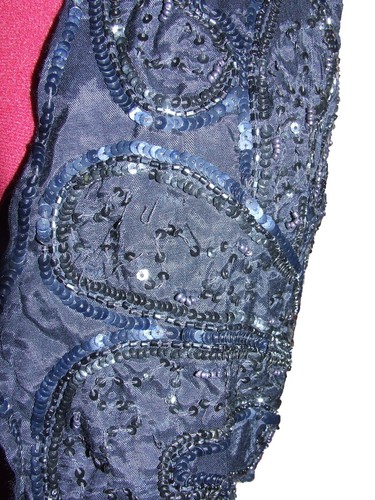 WITCHERY - NWT Trendy Navy Sequinned Vest Jacket - Size S - NEW WITH TAG - Picture 10 of 10