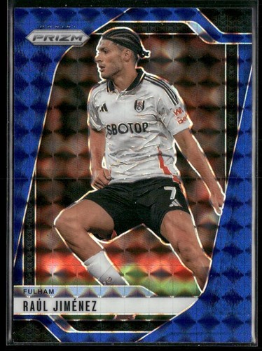 Raul Jimenez 2024 Panini Prizm Premier League Blue Mosaic Fulham #207