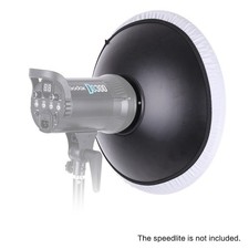 41cm Beauty Dish Reflector Strobe Lighting For Mount Speed QGKJ