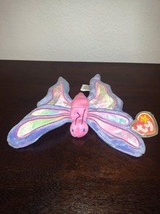Ty Beanie Baby Flitter Butterfly, Excellent Condition, Rare, Discontinued, 1999