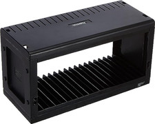 Hama CD Rack Holds 20 CDs, Wall Hanging or Standing Small Black CD Storage Stand