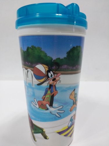 Walt Disney World Resort Rapid Fill Refillable Plastic Mug Cup with TEAL Lid - Picture 4 of 14