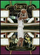 2023-24 Panini Select #67 Emoni Bates Green White Purple Prizms Rookie E1