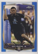 2014 Topps Chrome Blue Refractor 105/199 Scott Crichton #176 0q3