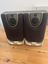 Vintage 8 Ohm Passive Bookshelf Speakers Pair Hi-Fi Stereo Black 2-Way