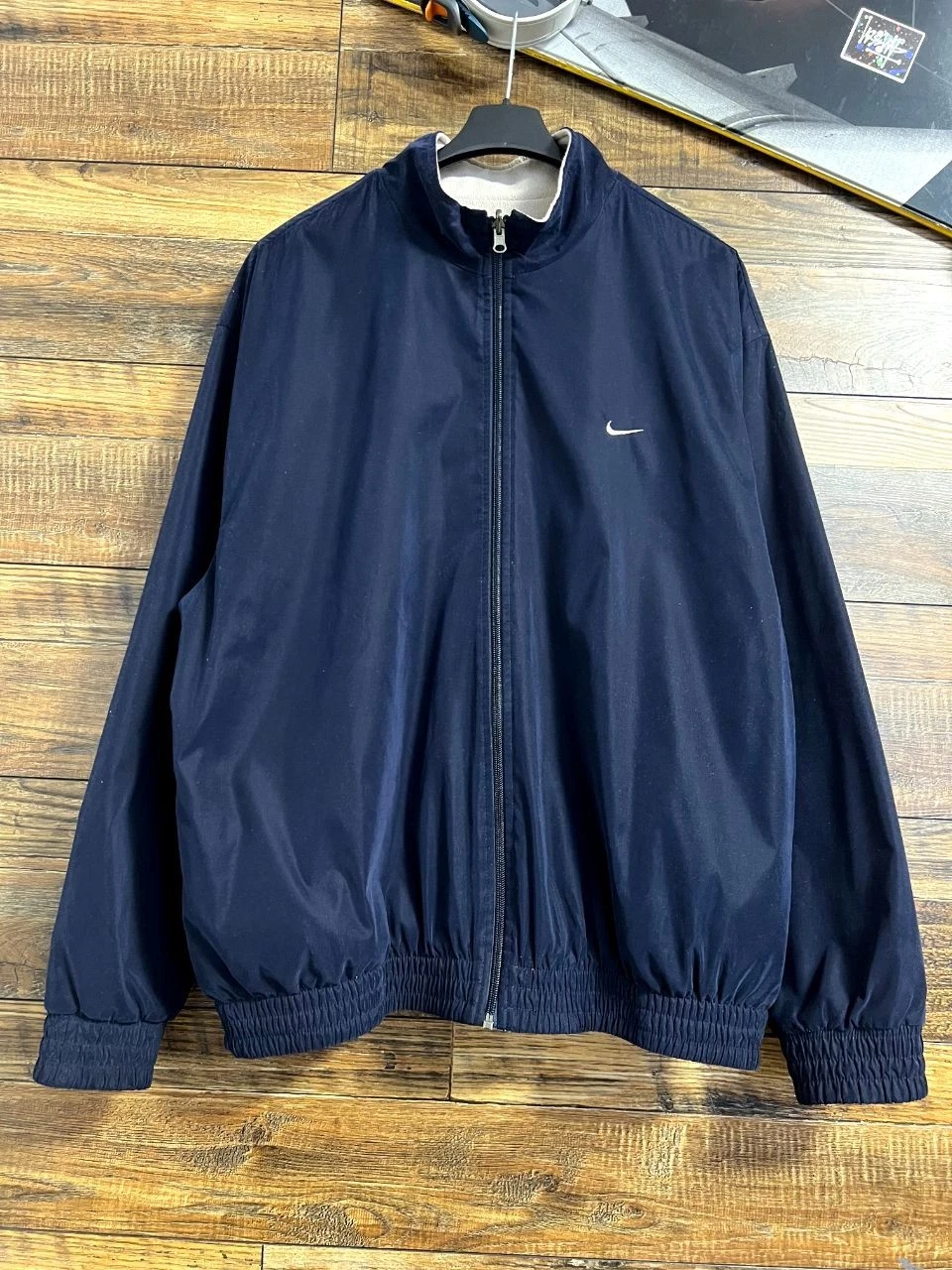 NIKE GOLF Vintage Reversible Fleece/Nylon Jacket 90s 2 in 1