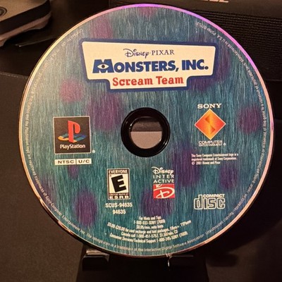 Monsters, Inc.: Scream Team (PS1, 2001)  **DISC ONLY**