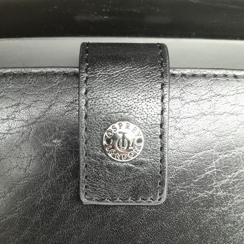 Osprey London Leather Product tablet case wallet Black leather wallet - Picture 4 of 13