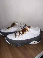 Air Jordan 9 G NRG U24 'US Open' Golf Shoes White Gold FN6931-100