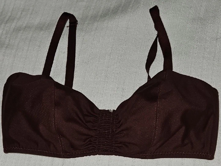 Malia Mills Swim - Juliet Bikini Top - Leo Brown - 34 A/B/C - Image 3 of 4