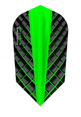 Harrows Quantum Slim Dart Flights Grün
