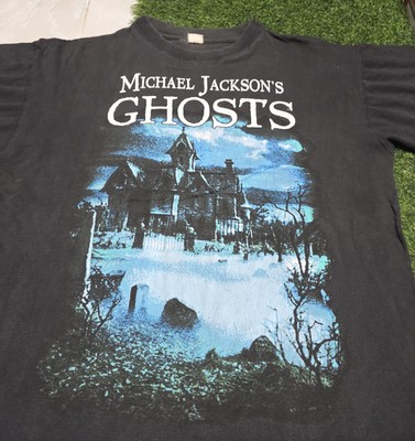 Vintage 90s Michael Jackson Ghosts T-Shirt Stephen King Film Promo