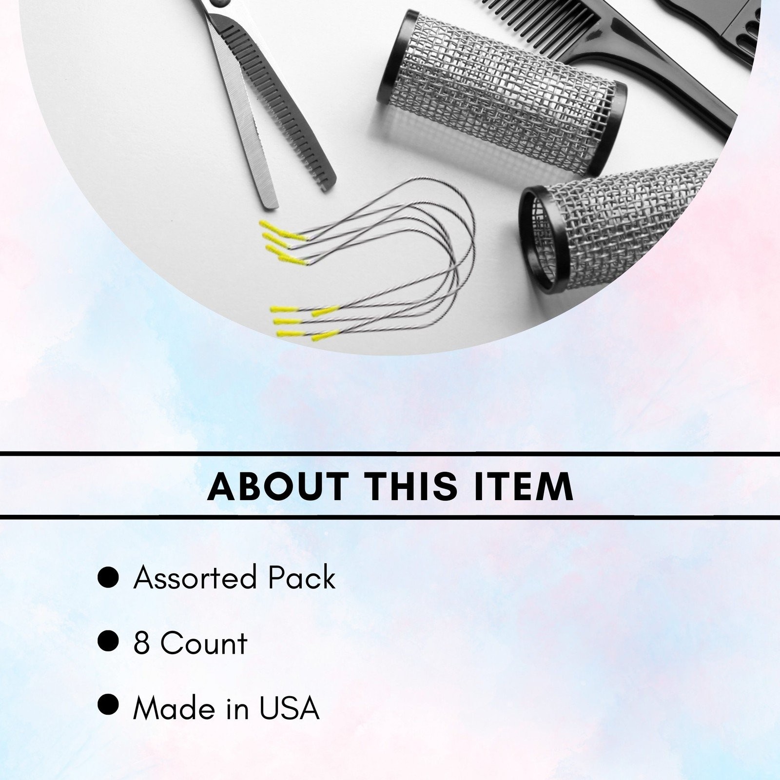 Sta-Rite Hot Roller Clips For Electric Rollers Assorted Sizes (8 count)