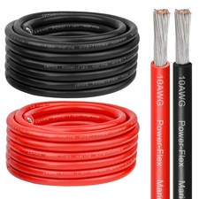 10 Gauge Marine Wire, 10 AWG Tinned Copper Electrical Wire, Boat Cable for Autom