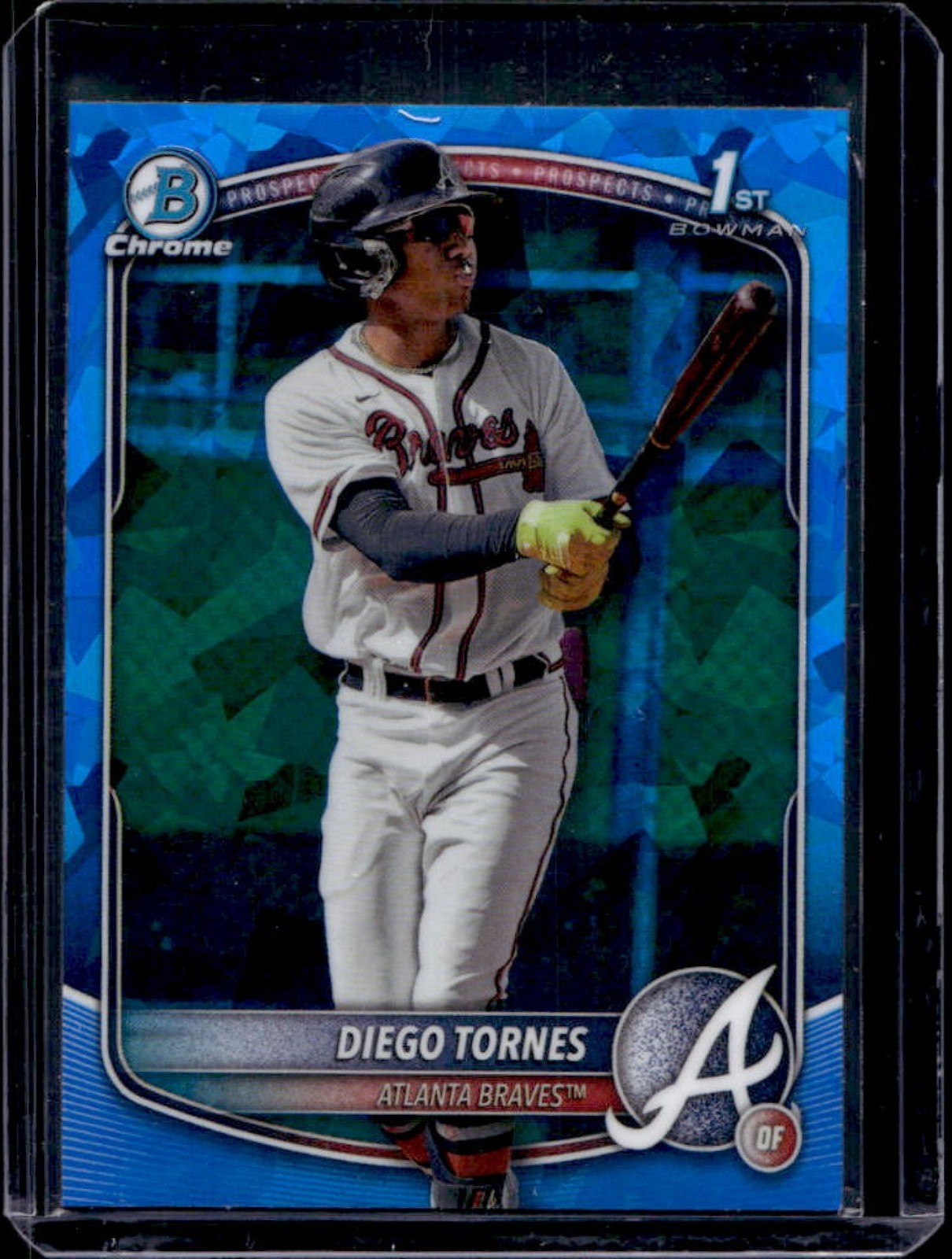 2025 Bowman Chrome Sapphire Diego Tornes 1st Prospect #BCP-214 Braves