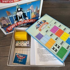 1991 Don't Go To Jail Game Monopoly Game Parker Brothers COMPLETE Appears NOS