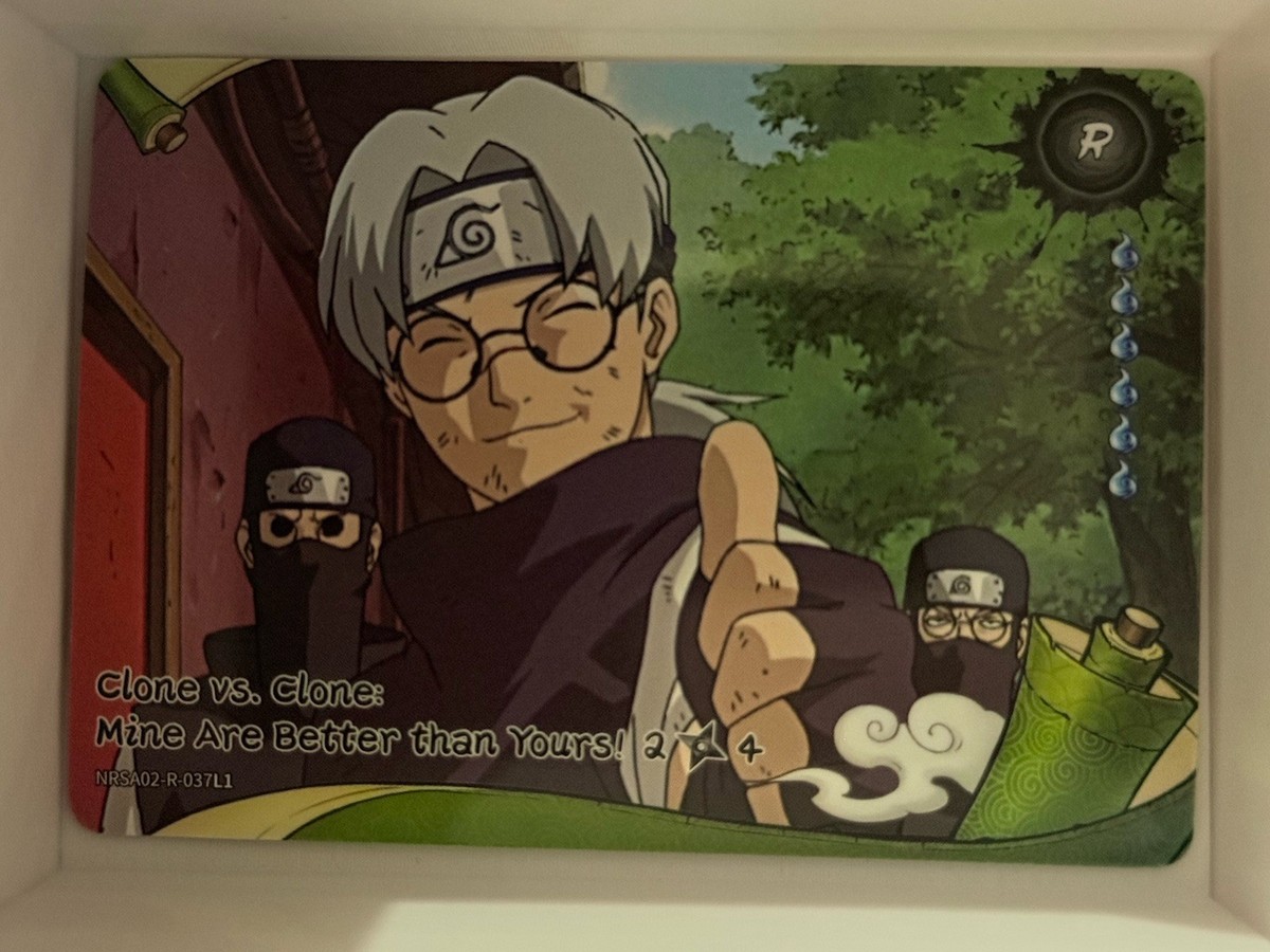Naruto Kayou English Series 2 Card - Clone vs Clone - NRSA02-R