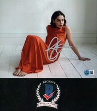 Emilia Clarke Signed Autographed Barefoot Beauty 8x10 Photo BAS COA