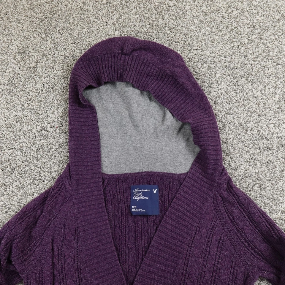 Свитер женский American Eagle S фиолетовый вязаный с V-образным вырезом кукла топ Bella Swan - Изображение 3 из 4