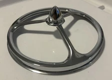 5.75" Lucas Tri Bar Custom Car Or Motorcycle Head Lamp Light Trim Cover w Bullet