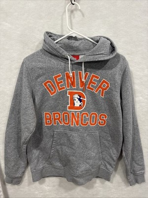 Nike Denver Broncos Gray Hoodie Medium Old Logo (Excellent Condition)