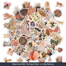 150pcs Waterproof Scrapbook Stickers for Scrapbook Supplies Vintage Aesthetic