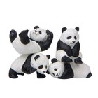 4pcs Adorable Panda Landscape Baking Cake Decoration Resin Crafts