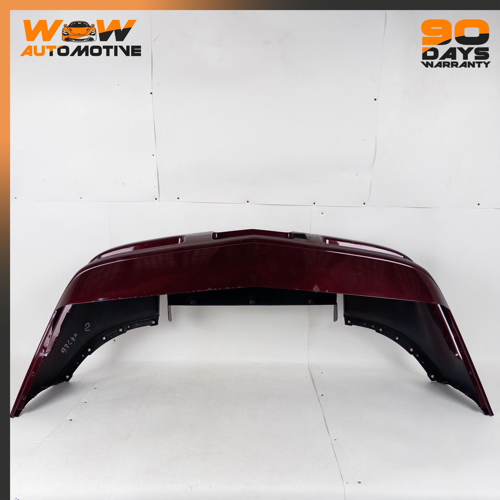 91-96 CHEVROLET CORVETTE C4 FRONT BUMPER COVER TRIM PANEL RED ASSEMBLY OEM