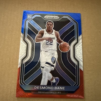 Desmond Bane 2020-21 Prizm RED WHITE BLUE PRIZM Rookie Card 297 RC Orlando Magic