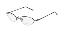 NEW VERA WANG V06 EYEGLASSES 50-18-135 LI JAPAN CAT EYE METAL PURPLE HALF-RIM