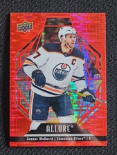 22/23 UD ALLURE CONNOR McDAVID RED RAINBOW  EDMONTON OILERS #30