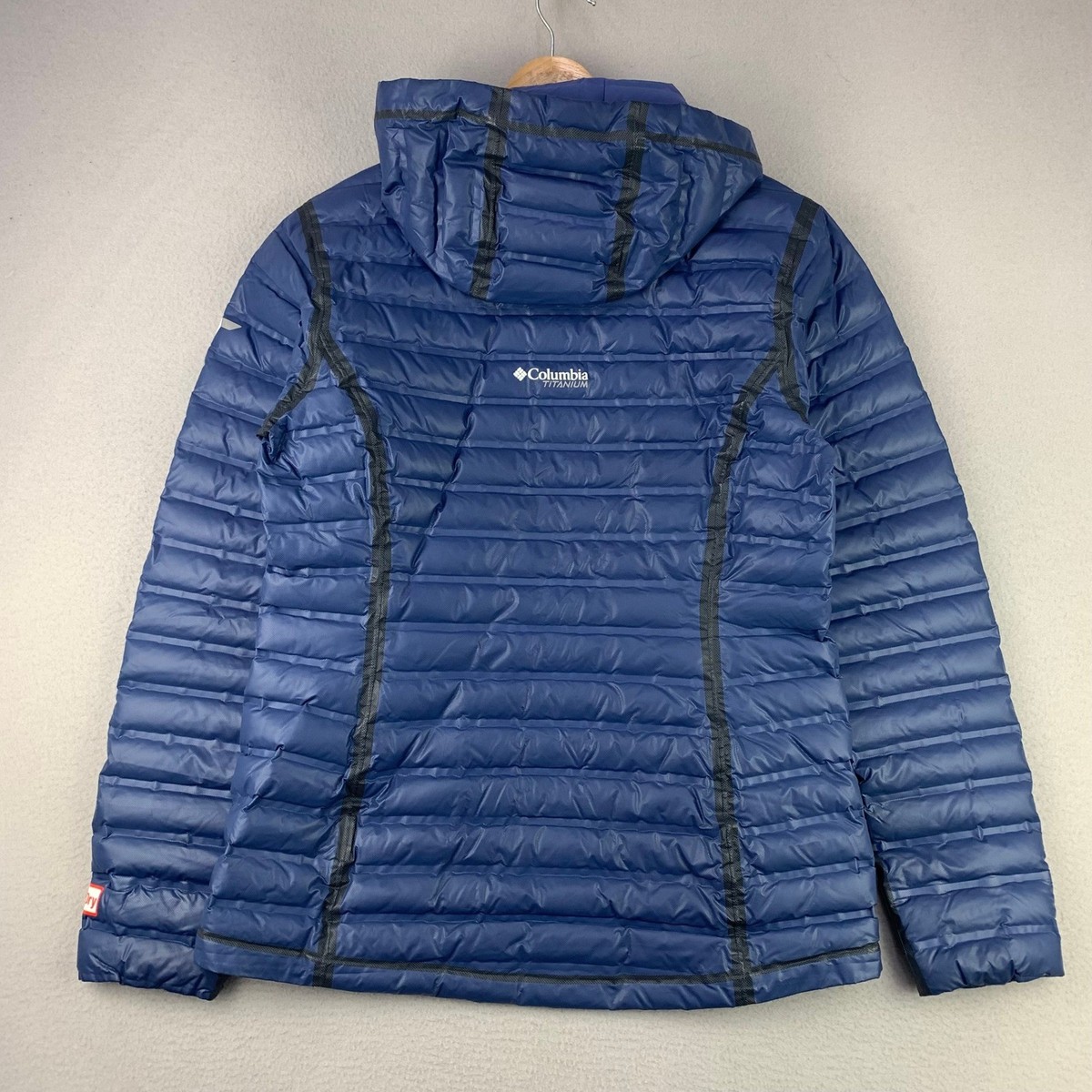 Columbia Titanium OutDry Down Jacket Womens Medium 700 Fill Hoody