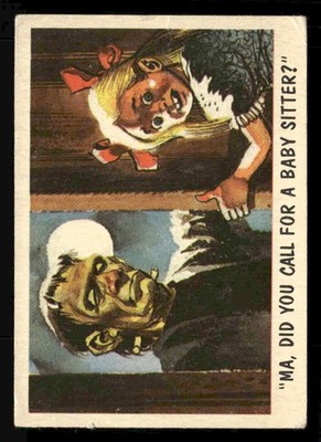 1959 Topps You'll Die Laughing #5 Ma, did you call for a baby sitter?