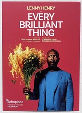EVERY BRILLIANT THING / WEST END  THEATRE POSTCARD-LENNY HENRY